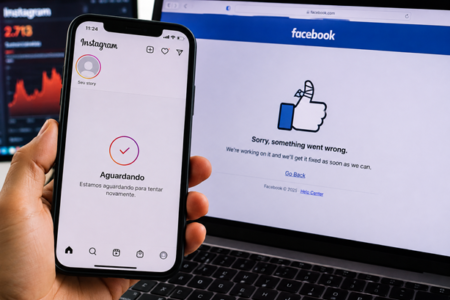 Instagram e Facebook apresentam instabilidade e usuários relatam dificuldades de acesso